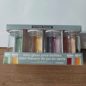 Mini Glas Juice Bottles